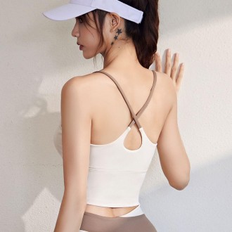 Có Air Áo bra crop hai tông màu Áo tập yoga Áo tập Pilates Áo thể hình Áo crop top Áo crop top tích hợp