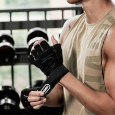 Bảo vệ cổ tay, chống cằm, găng tay tập gym, bảo vệ tay khi tập luyện, thanh chắn