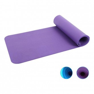 Thảm tập yoga sức khỏe tại nhà chống ồn giữa các tầng 10MM TPE NBR gấp mật độ cao rộng