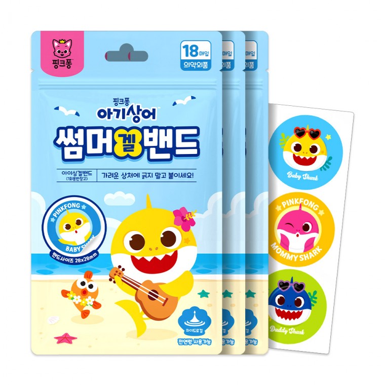 Gel tắm mùa hè Pinkfong Baby Shark-10EA