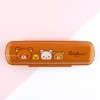 Hộp đựng đầy đặn đa năng Rilakkuma (Happy) - Nâu