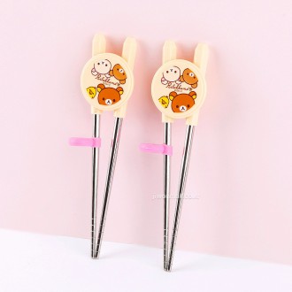 Đũa Hiệu Chỉnh Rilakkuma 2P (Happy) - Ngà