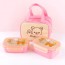 Hộp cơm trưa đôi inox 2 tầng Rilakkuma bag (Happy) - Ngà