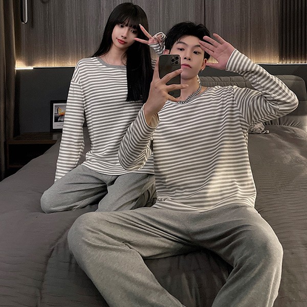 Đồ ngủ unisex họa tiết sọc cơ bản INW103