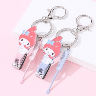 My Melody Straight Nail Clippers Earpick Keyring (Ngẫu nhiên)