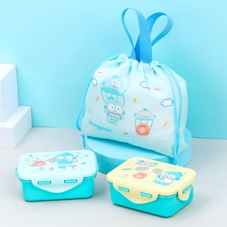 Bộ Túi Đựng Hộp Cơm Trưa 2 Tầng Nhỏ Gọn Sanrio Hangyo-dong