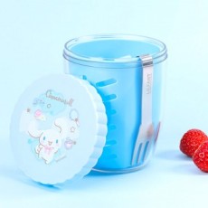 Bộ nĩa ăn trưa hình trái cây Cinnamoroll bằng thép không gỉ