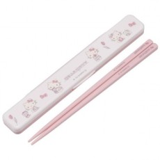 Bộ Đũa Không Ồn Hello Kitty Line Rose 18cm