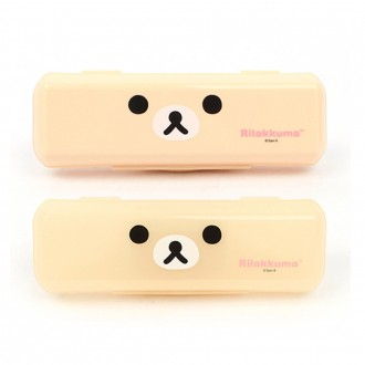 Hộp đựng đa năng Rilakkuma (hồng) trong suốt/đục ngẫu nhiên