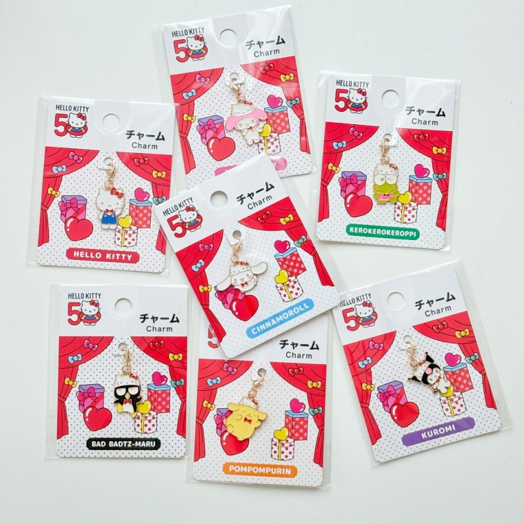 Móc khóa mini kỷ niệm 50 năm Sanrio Hello Kitty Mini Charm