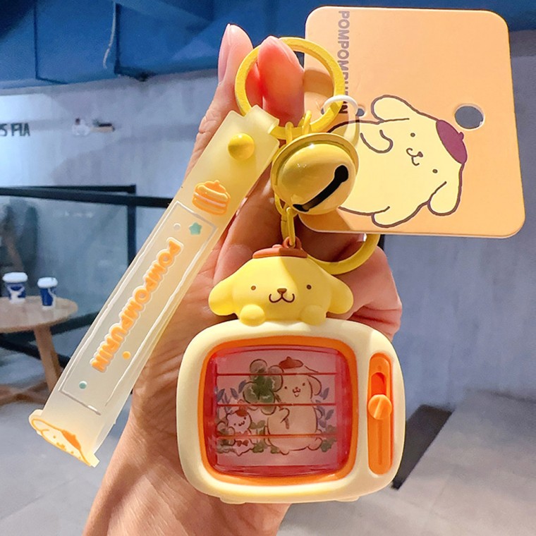 Móc khóa hình Pom Pom Purin TV Ppaekkom