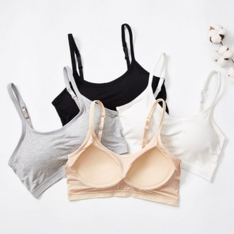 Bralette Bra Top Không có dây đeo Áo ngực ngủ thể thao có thể điều chỉnh