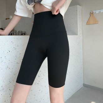 Quần short biker lưng cao legging tập thể dục thể thao yoga phần 5