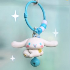 Móc khóa hình dây đeo điện thoại di động thiên thần Cinnamoroll