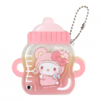 Vòng chìa khóa bình sữa ngẫu nhiên cho bé Sanrio, vòng túi dễ thương, móc chìa khóa mèo con, vòng túi Pochako, túi đựng nhân vật