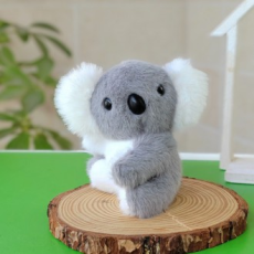 Móc chìa khóa hình búp bê koala dễ thương Vòng chìa khóa