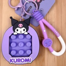 Móc khóa nút Sanrio-Kuromi