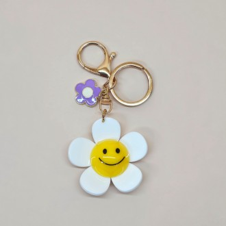 Smile Daisy Keyring Móc khóa túi quyến rũ