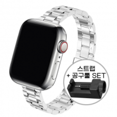 Dây đeo Apple Watch bằng thép kim loại bóng 44mm