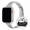 Dây đeo Apple Watch bằng thép kim loại bóng 38 40 41 42 44 45 49mm