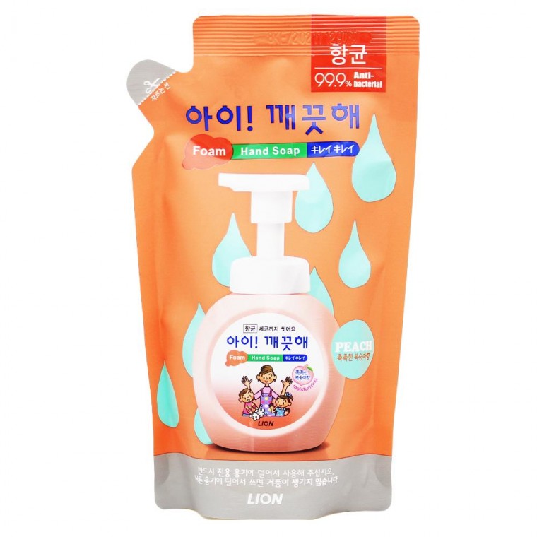 Nước rửa tay kháng khuẩn Kids Clean Refill 200ml - Hương Đào