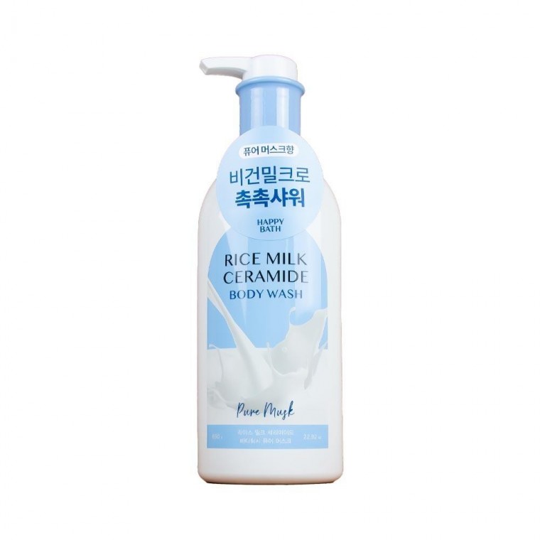 Sữa tắm Happy Bath Vegan Sữa Xạ Hương Nguyên Chất 650g