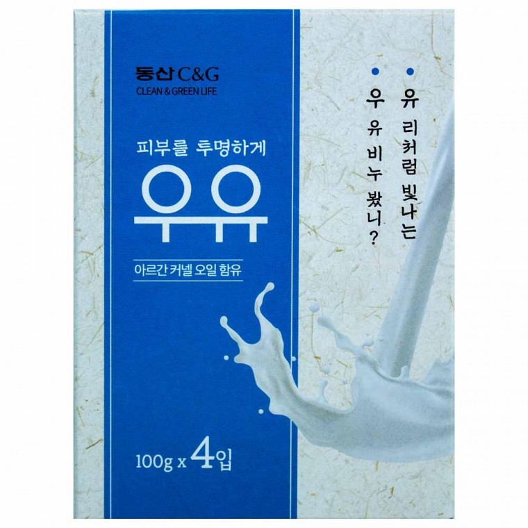 Xà Phòng Sữa Dongsan C&G Transparent 100g x 4 gói