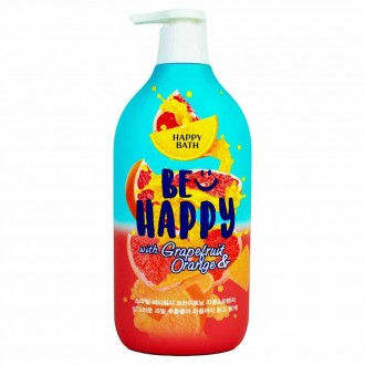 Sữa tắm Happy Bath Smile hương bưởi và cam 900g