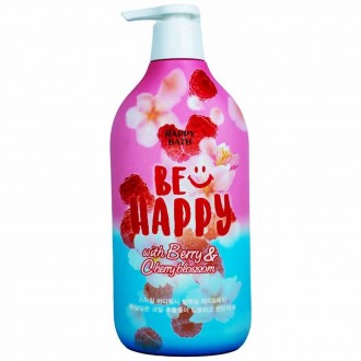 Sữa Tắm Happy Bath Smile Thư Giãn Cherry & Berry 900g