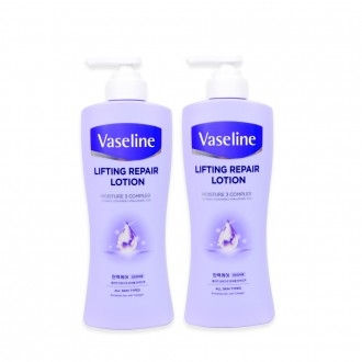 Vaseline Lifting Repair Lotion (450ml) - 2 Miếng Dưỡng Ẩm Body Lotion Vaseline Lotion Chăm Sóc Đàn Hồi Cho Mọi Loại Da