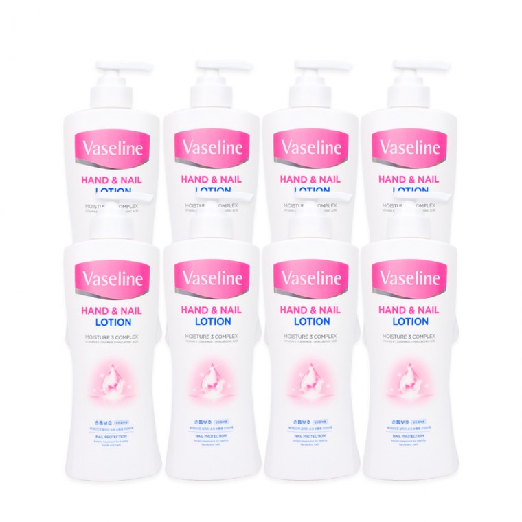 Aekyung Vaseline Hand & Nail Lotion (450ml) - 8 Kem dưỡng ẩm tay Kem dưỡng da Vaseline Bảo vệ móng tay cho mọi loại da