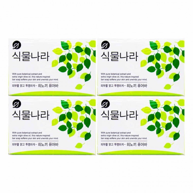 Xà Phòng Vệ Sinh Plant Nara - Hinoki Pure Bar 100g x 4