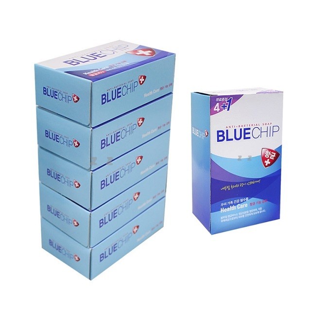 Xà Phòng Rửa Mặt Gia Đình Blue Chip Mùi Hương Tươi Mát Tự Nhiên 5p