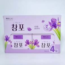 Chiết xuất iris sạch, xà phòng iris hương hoa, 4 gói