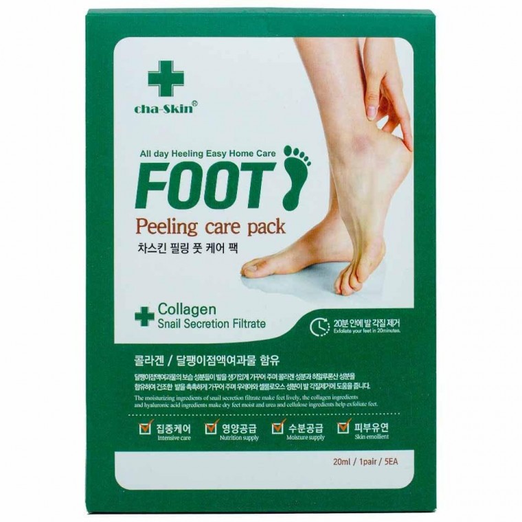 Chaskin Peeling Foot Care Foot Pack 20ml 5 phần ăn