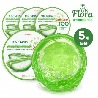 The Flora Aloe Vera Soothing Gel Purity 100 300ml 5 đơn vị Kem dưỡng ẩm làm dịu da