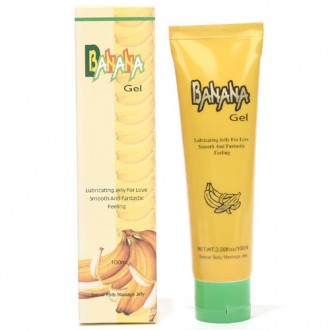 Gel massage cơ thể Love Body Banana hòa tan trong nước 100ml Kem dưỡng da dầu dành cho người lớn loại ống không màu dành cho các cặp đôi massage, cải thiện tình trạng mệt mỏi và có tác dụng dưỡng ẩm