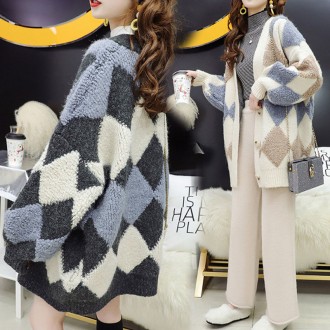 [CESS] Áo cardigan dệt kim thêu nổi 6835 5 màu