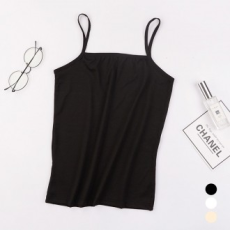 Nội y nữ Áo tank top mỏng ôm sát cơ thể Áo tank top dây cơ bản