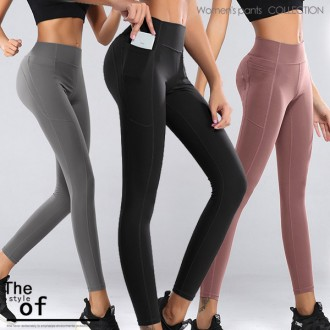 Quần legging lưng cao bỏ túi 9/4 quần áo thể hình quần áo thể thao pilates quần áo yoga quần legging thể thao