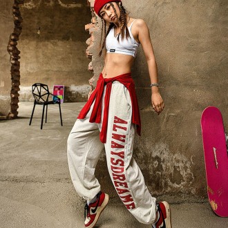 Quần jogger in dải Lennon in họa tiết thời trang hip hop 500138