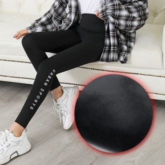 Quần legging sợi nhỏ chải chuốt quần bó thể thao mùa đông dành cho nữ