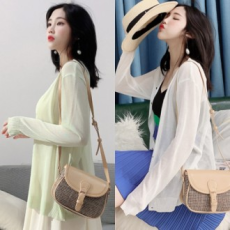 Áo len cardigan nữ giản dị khăn choàng mùa thu cardigan LK-G001