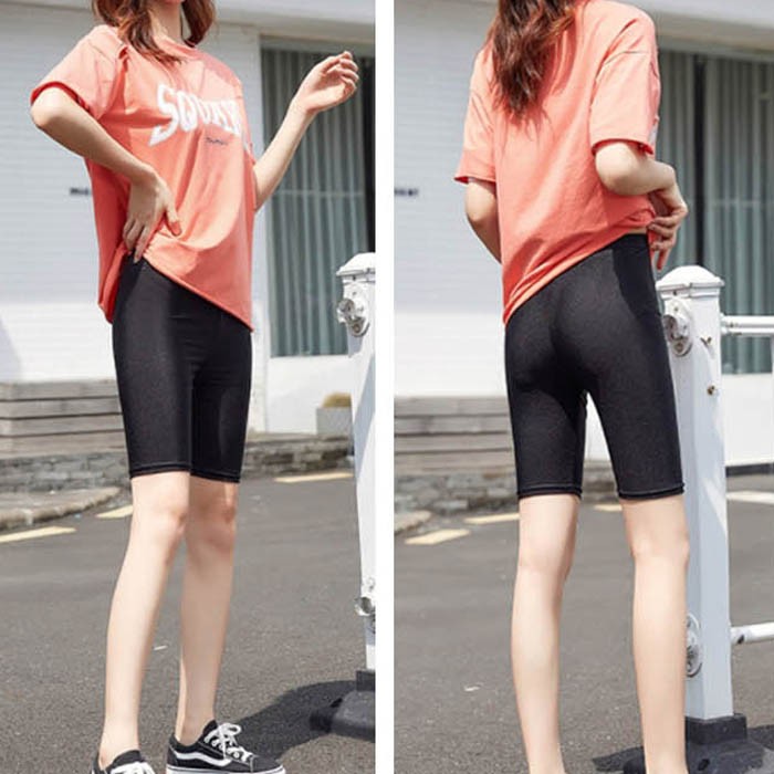 Đá lạnh mát mẻ Quần legging nữ mùa hè Quần legging tập gym chạy bộ Quần legging yoga chất liệu lạnh Quần legging 5 quý Quần legging size lớn thoải mái