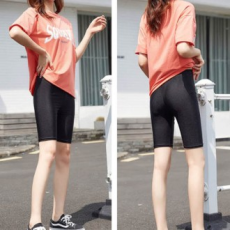 Đá lạnh mát mẻ Quần legging nữ mùa hè Quần legging tập gym chạy bộ Quần legging yoga chất liệu lạnh Quần legging 5 quý Quần legging size lớn thoải mái