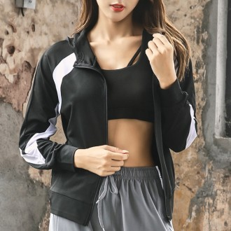 Quần áo tập yoga zip-up thể thao KKJN C47 dành cho nữ