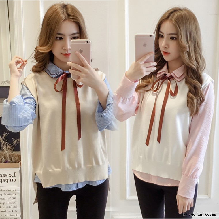 Áo vest nữ Áo vest nữ Áo thun nam mùa thu xuân