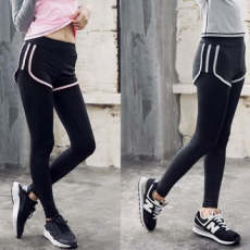 Quần short legging nữ KJN-J10 Quần áo tập yoga tích hợp