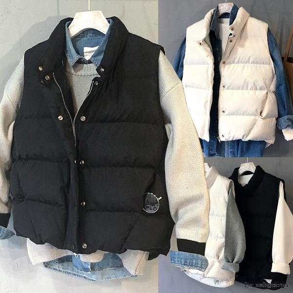 [Sỉ Thần] Áo vest unisex độn vest cặp đôi áo liền quần