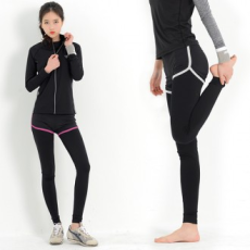 ALL4058 Quần legging thể thao One Line Yoga Rash Guard 9' dành cho nữ